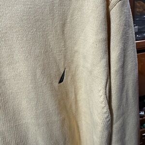 Nautica Men's light yellow Crewneck Sweater